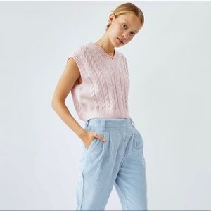 XXS - Sunday Best - Cropped Sweater Vest